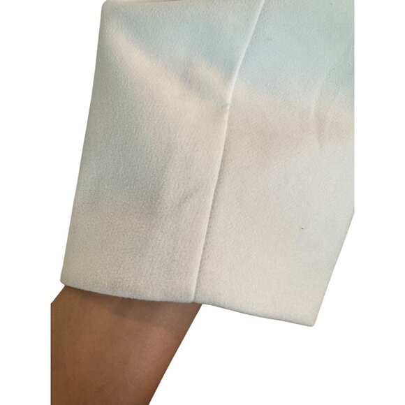 Agnes Orinda Womens Plus Size Coat 4X Polyester White Double-Breasted Long Sleev - Picture 8 of 11